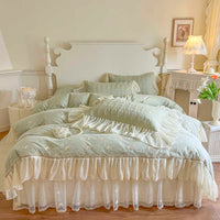 Fairy Core Bedroom Decor Cotton Duvet Cover Set - FIHEROE.