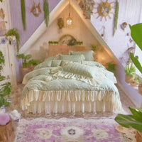Fairy Core Bedroom Decor Cotton Duvet Cover Set - FIHEROE.