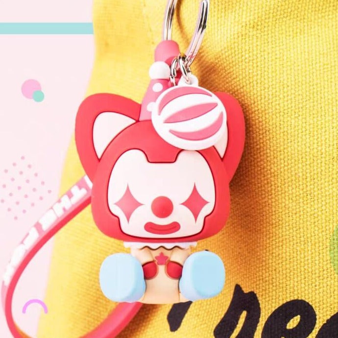 Fairy Tail Clown Raccoon Anime Keychain Figure - FIHEROE.