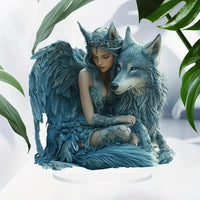 Fantasy Fairy & Wolf Acrylic Standee Collection - FIHEROE.