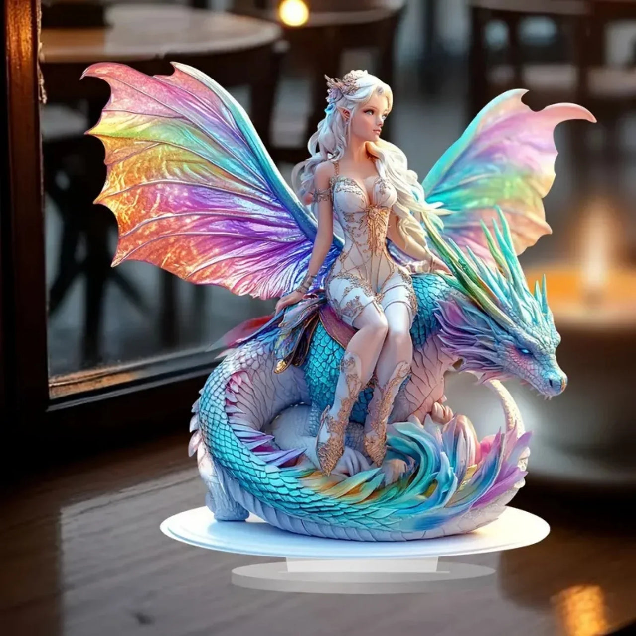 Fantasy Fairy & Wolf Acrylic Standee Collection - FIHEROE.