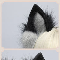 Fluffy Wolf Ears Headband for Cosplay - FIHEROE.