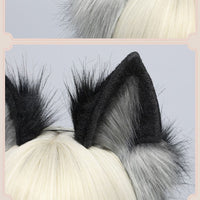 Fluffy Wolf Ears Headband for Cosplay - FIHEROE.
