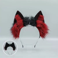 Fluffy Wolf Ears Headband for Cosplay - FIHEROE.