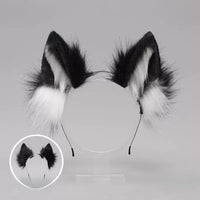 Fluffy Wolf Ears Headband for Cosplay - FIHEROE.