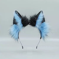 Fluffy Wolf Ears Headband for Cosplay - FIHEROE.