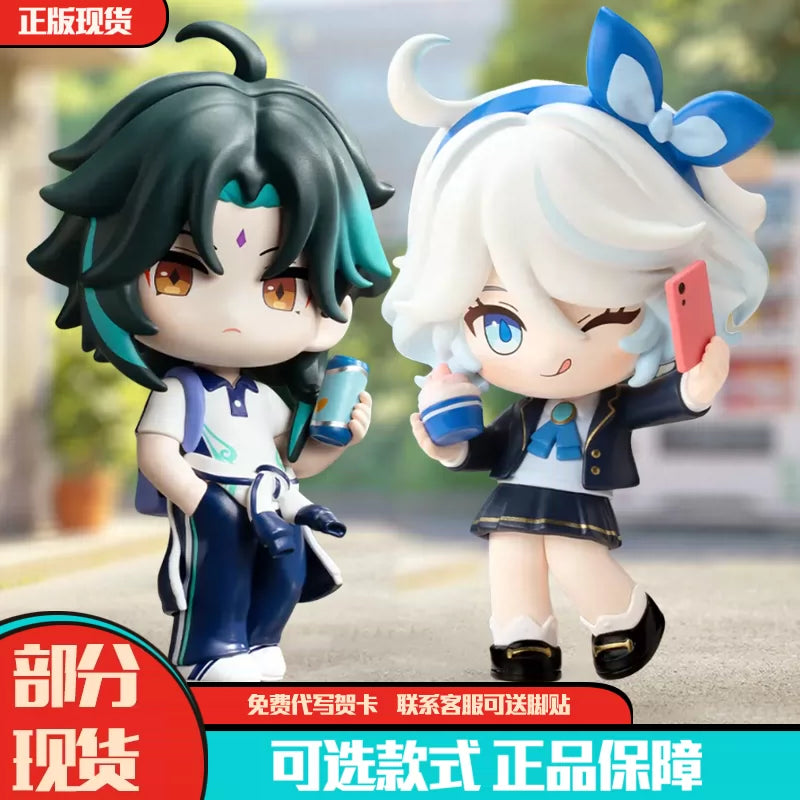POPMART Genshin Impact Academy Light and Shadow Poetry Q-version Series Figure Blind Box Carnival Gathering Decoration Gift