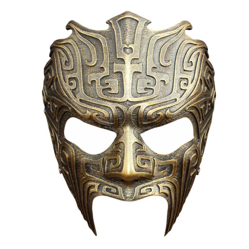 Ghostface Rune Pattern Samurai Oni Mask - FIHEROE.