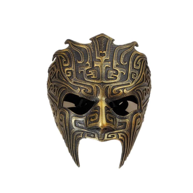 Ghostface Rune Pattern Samurai Oni Mask - FIHEROE.
