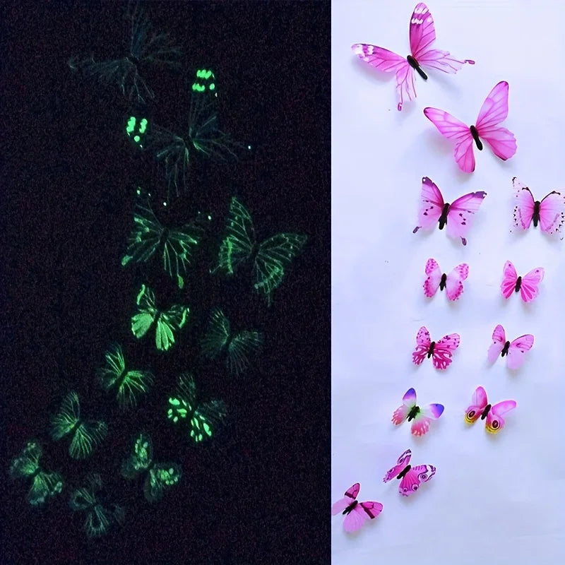 Glow in Dark Butterfly Wall Decor - FIHEROE.
