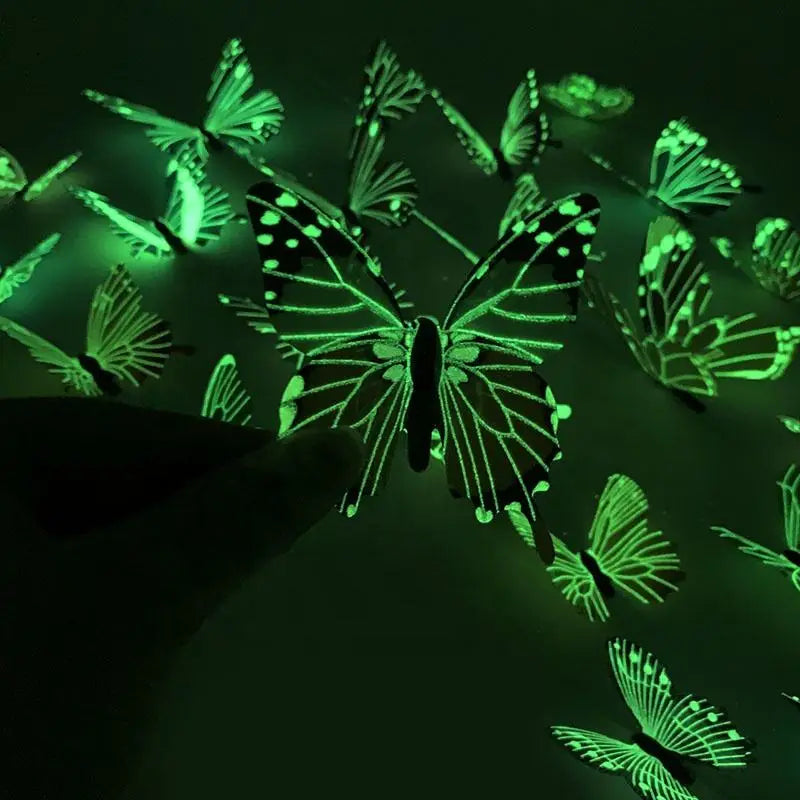 Glow in Dark Butterfly Wall Decor - FIHEROE.