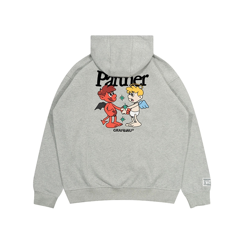 GRAF&WU Angel Devil Hoodie - FIHEROE.