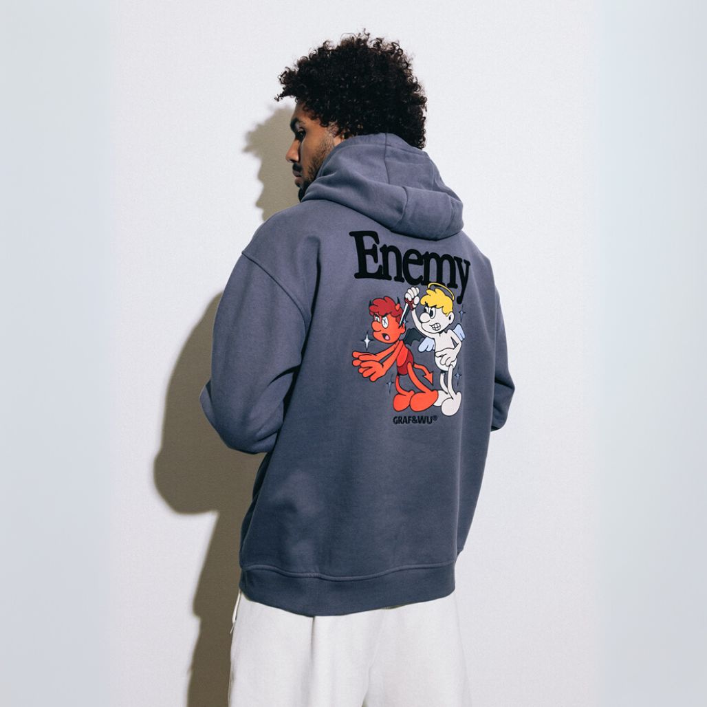 GRAF&WU Angel Devil Hoodie - FIHEROE.