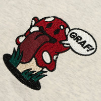 GRAF&WU Mushroom Hoodie Embroidered Character - FIHEROE.