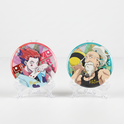 Group Badge Shot on Acrylic Stands