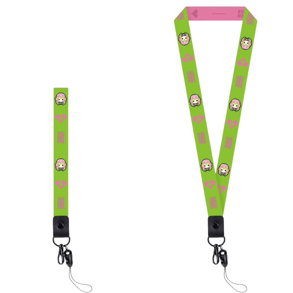 Demon Slayer Chibi Pixel Art Anime Lanyard - FIHEROE.