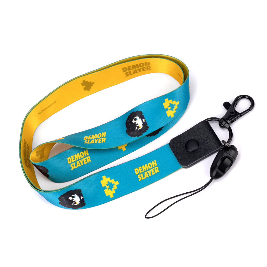 Demon Slayer Chibi Pixel Art Anime Lanyard - FIHEROE.