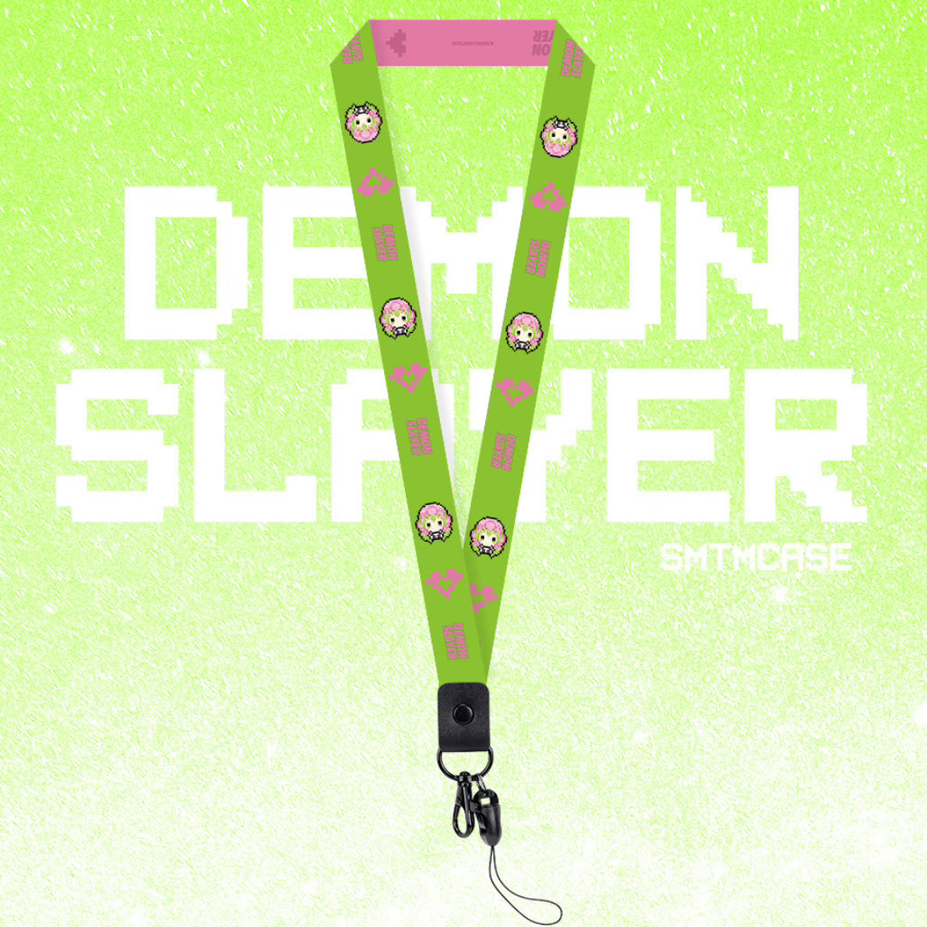 Demon Slayer Chibi Pixel Art Anime Lanyard - FIHEROE.
