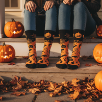 Halloween Socks Couple Porch Redo