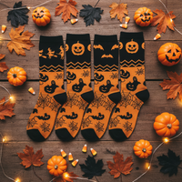 Halloween Socks Flat Lay