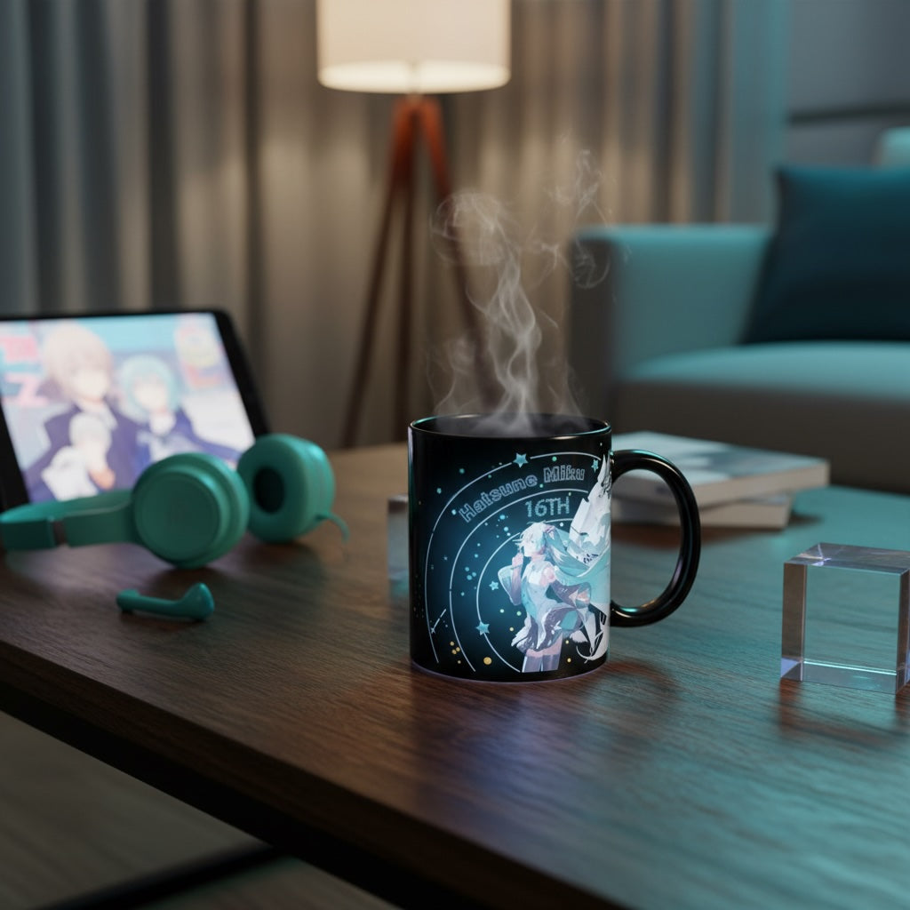 Hatsune Miku Anniversary Edition Anime Magic Mug - FIHEROE.