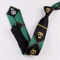 JJBA 4 Yoshikage Killer Queen Skull Neck Tie - FIHEROE.