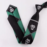 JJBA 4 Yoshikage Killer Queen Skull Neck Tie - FIHEROE.