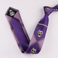 JJBA 4 Yoshikage Killer Queen Skull Neck Tie - FIHEROE.