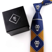 JJBA 4 Yoshikage Killer Queen Skull Neck Tie - FIHEROE.