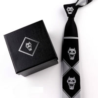JJBA 4 Yoshikage Killer Queen Skull Neck Tie - FIHEROE.