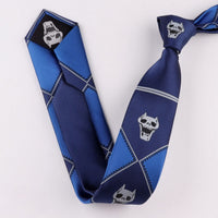 JJBA 4 Yoshikage Killer Queen Skull Neck Tie - FIHEROE.