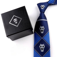 JJBA 4 Yoshikage Killer Queen Skull Neck Tie - FIHEROE.