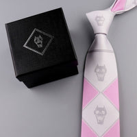 JJBA 4 Yoshikage Killer Queen Skull Neck Tie - FIHEROE.
