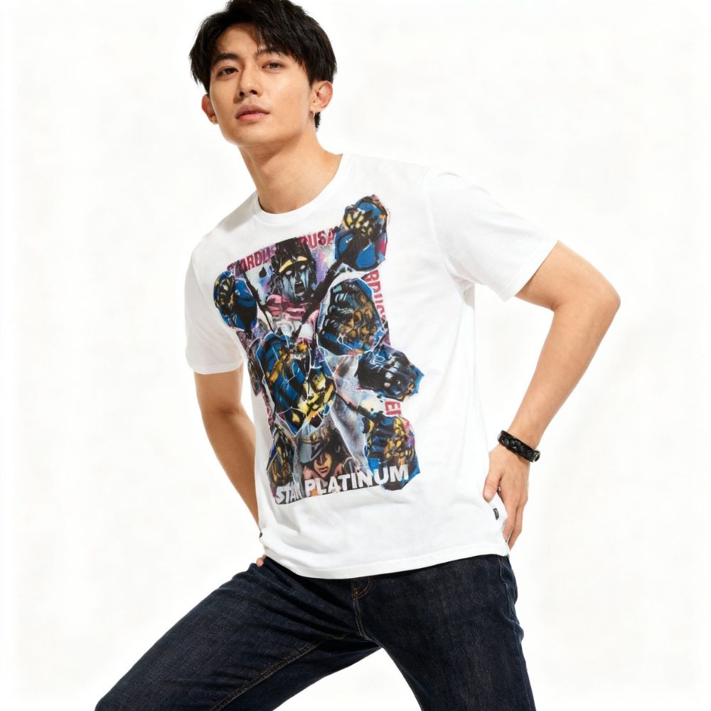 Jojo's Bizarre Adventure Star Platinum Anime Tee - FIHEROE.