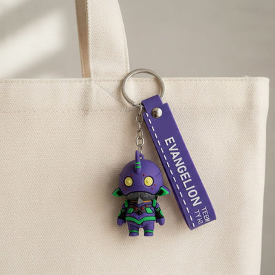 EVA Unit 01 Chibi Keychain - Evangelion Collectible