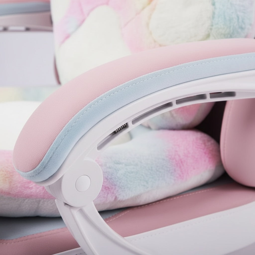 Cute Cat Ears Ergonomic Anime Gaming Chair - FIHEROE.