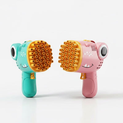 Dinosaur Bubble Gun for Kids – 40 Holes Auto