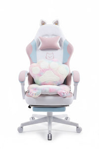 Cute Cat Ears Ergonomic Anime Gaming Chair - FIHEROE.