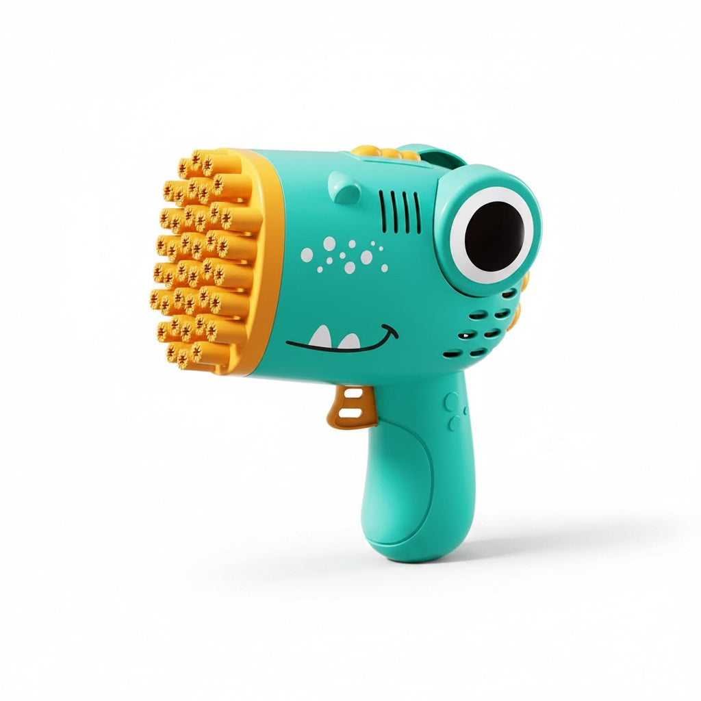 Dinosaur Bubble Gun for Kids – 40 Holes Auto - FIHEROE.