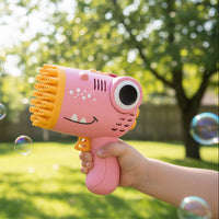 Dinosaur Bubble Gun for Kids – 40 Holes Auto - FIHEROE.