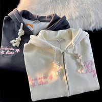 Kawaii Bear Ear Hoodie Suclucin Star Jacket - FIHEROE.