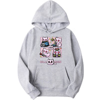 Kawaii Cat Killer Queen JJBA Anime Hoodie - FIHEROE.
