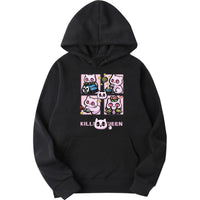 Kawaii Cat Killer Queen JJBA Anime Hoodie - FIHEROE.