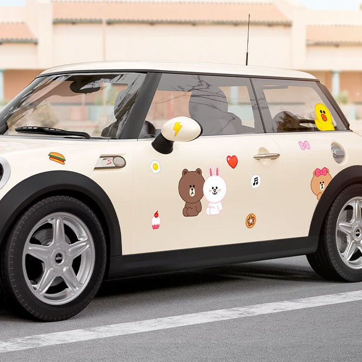 Line Friends Cute Anime Animal Car Stickers - FIHEROE.