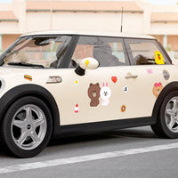 Line Friends Cute Anime Animal Car Stickers - FIHEROE.