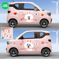 Line Friends Cute Anime Animal Car Stickers - FIHEROE.