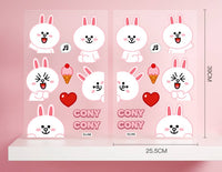 Line Friends Cute Anime Animal Car Stickers - FIHEROE.
