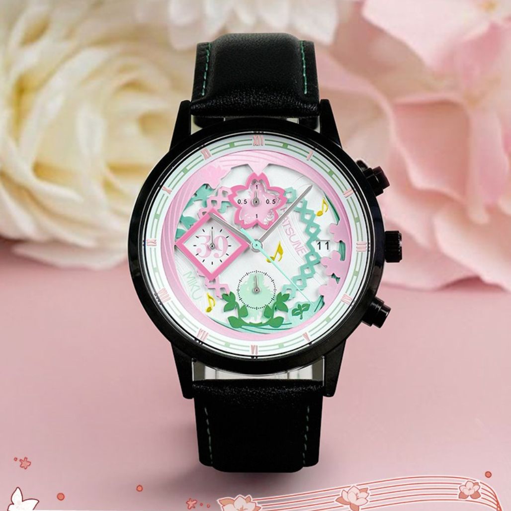 Miku 39 Cherry Blossom Commemorative Watch - FIHEROE.