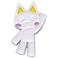 Minimalist Cat Enamel Pin Cute Geo Design - FIHEROE.