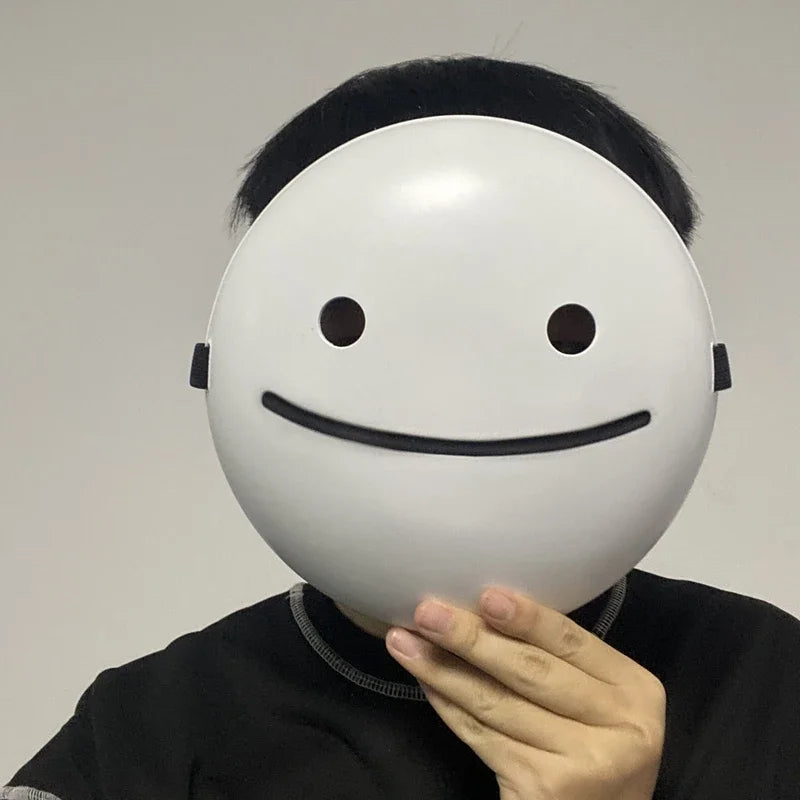 Minimalist Smiley Face Mask Comfortable Disguise - FIHEROE.